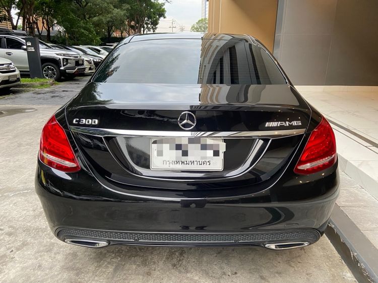Mercedes-Benz C-Class 2016 C300 Sedan ไฮบริด ไม่ติดแก๊ส เกียร์อัตโนมัติ ดำ รูปที่ 3