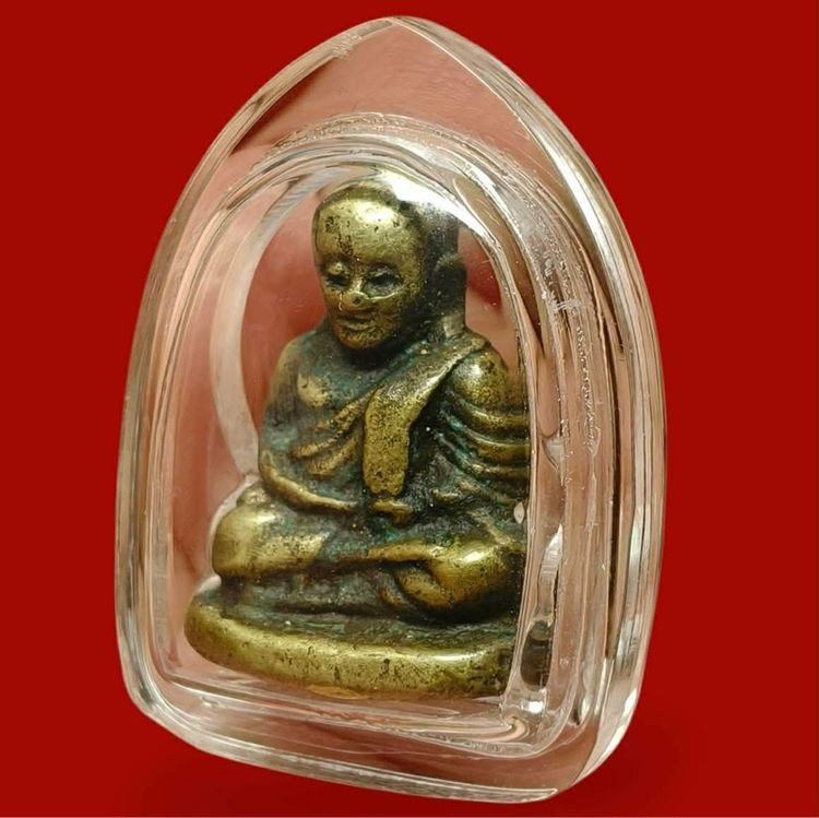 รูปหล่อหลวงพ่อเงินเลี่ยมกรอบพลาสติก รูปที่ 4