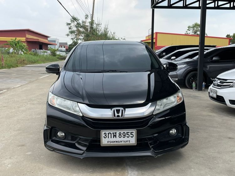 Honda City 2015 1.5 Sv i-VTEC Sedan เบนซิน ไม่ติดแก๊ส เกียร์อัตโนมัติ ดำ รูปที่ 2
