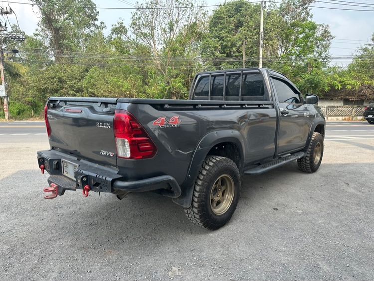 Toyota Hilux Revo 2019 2.8 J 4WD Pickup ดีเซล ไม่ติดแก๊ส เกียร์ธรรมดา เทา รูปที่ 2