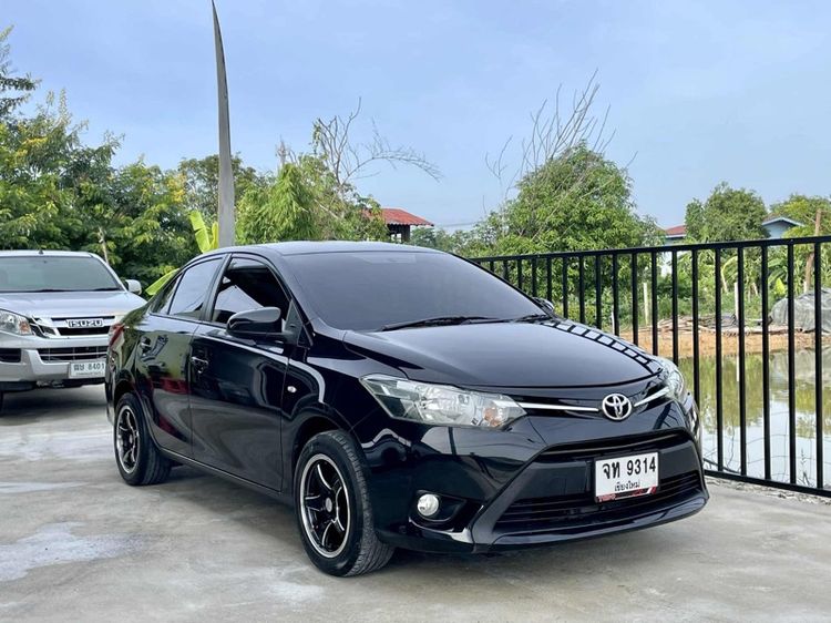Toyota Vios 2014 1.5 J Sedan เบนซิน ไม่ติดแก๊ส เกียร์อัตโนมัติ ดำ รูปที่ 3