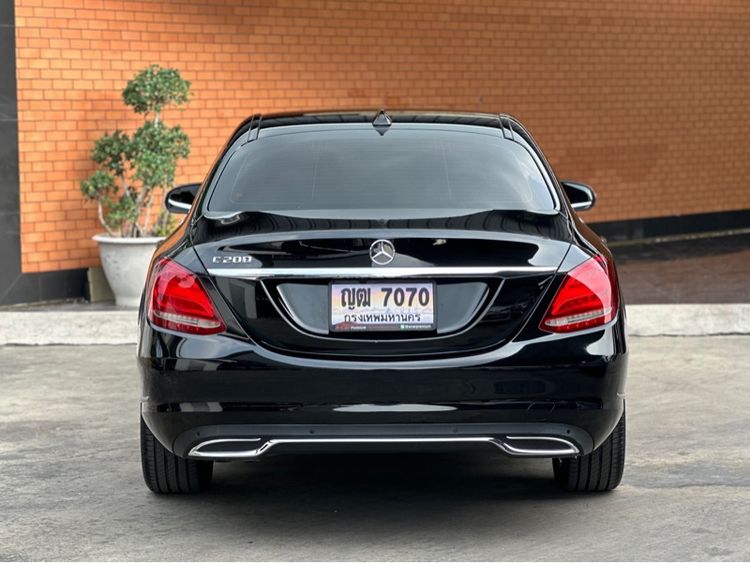 Mercedes-Benz C-Class 2016 C200 Sedan เบนซิน ไม่ติดแก๊ส เกียร์อัตโนมัติ ดำ รูปที่ 4