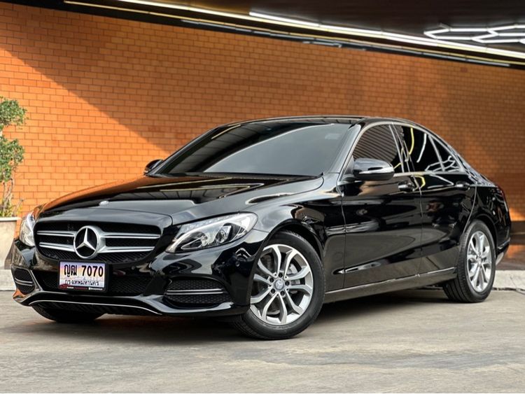 Mercedes-Benz C-Class 2016 C200 Sedan เบนซิน ไม่ติดแก๊ส เกียร์อัตโนมัติ ดำ รูปที่ 2