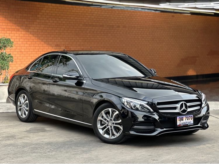 Mercedes-Benz C-Class 2016 C200 Sedan เบนซิน ไม่ติดแก๊ส เกียร์อัตโนมัติ ดำ รูปที่ 3