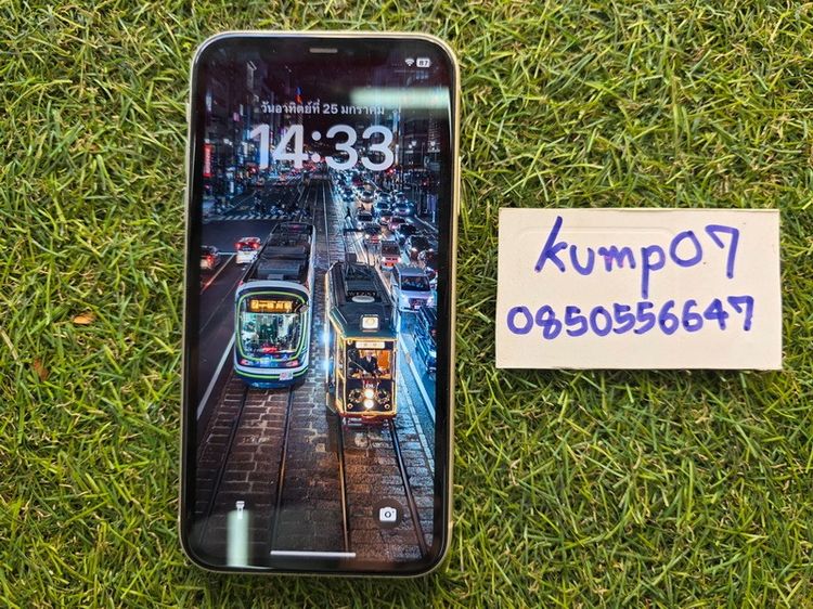 64 GB ​ขาย iPhone 11 สีขาว White ความจุ 64GB มือ2 สภาพดี 4900 บาท ครับ