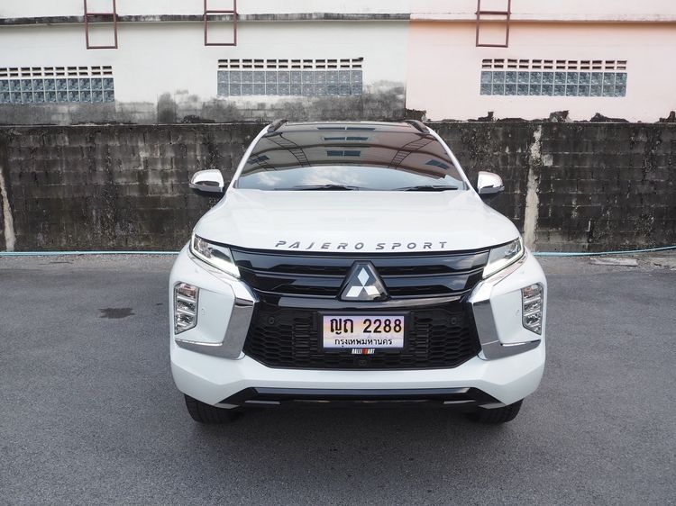 Mitsubishi Pajero Sport 2022 2.4 GT Premium Elite Edition 2WD Utility-car ดีเซล ไม่ติดแก๊ส เกียร์อัตโนมัติ ขาว รูปที่ 3