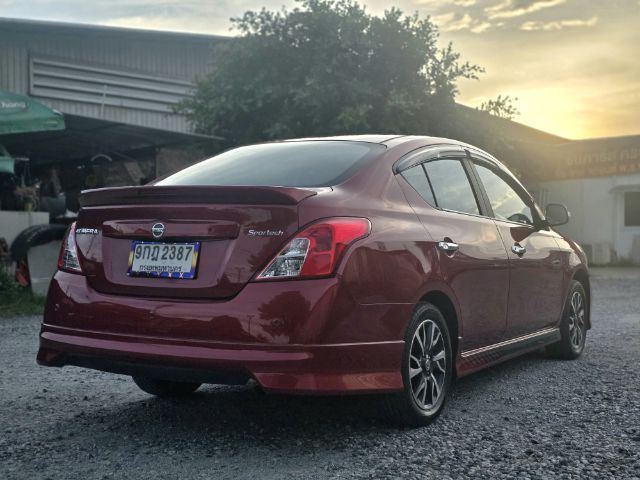 Nissan Almera 2019 1.2 E Sportech Sedan เบนซิน ไม่ติดแก๊ส เกียร์อัตโนมัติ แดง รูปที่ 4