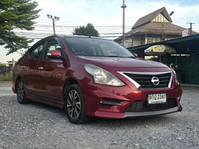 Nissan Almera 2019 1.2 E Sportech Sedan เบนซิน ไม่ติดแก๊ส เกียร์อัตโนมัติ แดง รูปที่ 3