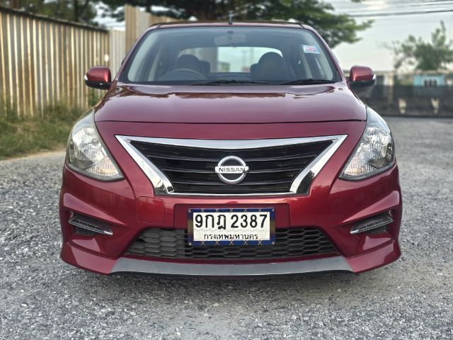 Nissan Almera 2019 1.2 E Sportech Sedan เบนซิน ไม่ติดแก๊ส เกียร์อัตโนมัติ แดง รูปที่ 2