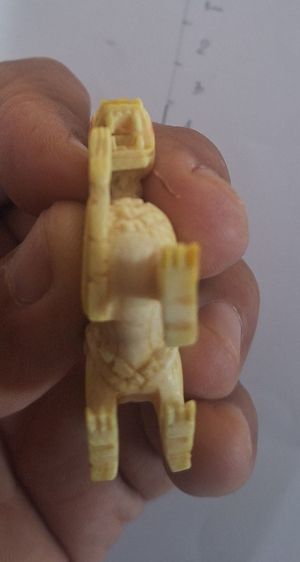 สิงห์คอม้าทรงเครื่องตะปบเหยื่อของหลวงพ่อมุ่ยวัดดอนไร่ไซส์ใหญ่ 4x4 ซม รูปที่ 6