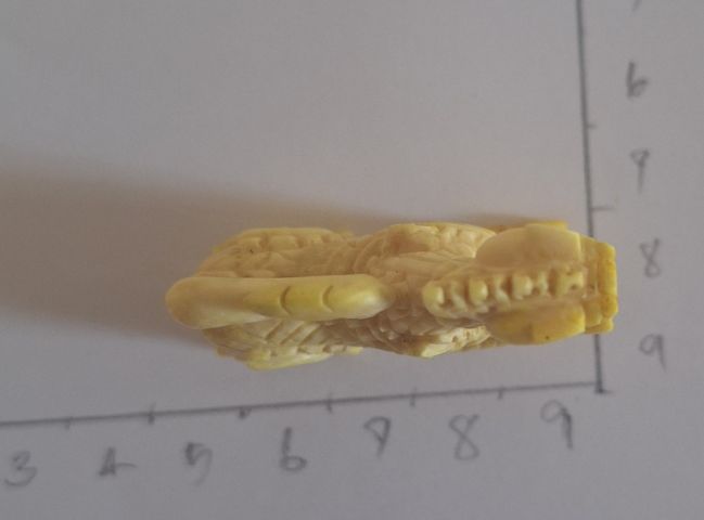 สิงห์คอม้าทรงเครื่องตะปบเหยื่อของหลวงพ่อมุ่ยวัดดอนไร่ไซส์ใหญ่ 4x4 ซม รูปที่ 5