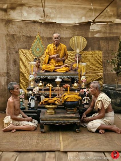 พระสมเด็จวัดระฆัง รุ่นเเรก สภาพสวยมาก มีลงรักทองเก่ามาตั้งเเต่สมัยรัตนโกสินทร์ตอนต้น พระเก่าเก็บไว้บนหิ้งบ้านคุณย่าแถวย่านริมคลองบางกอกน้อย รูปที่ 9