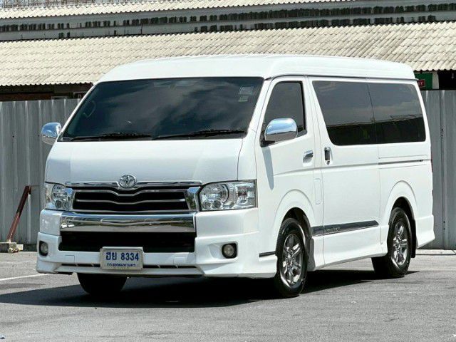 Toyota Ventury 2014 3.0 V Van ดีเซล ไม่ติดแก๊ส เกียร์อัตโนมัติ ขาว