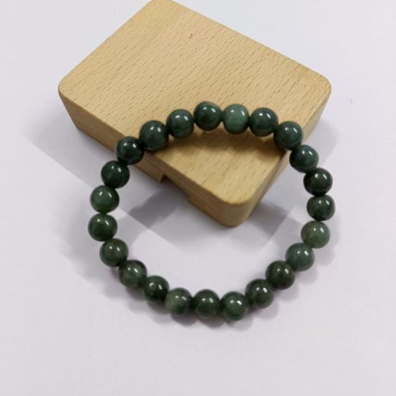 สร้อยข้อมือหยกแท้ เขียวเหนี่ยวทรัพย์ รูปที่ 8