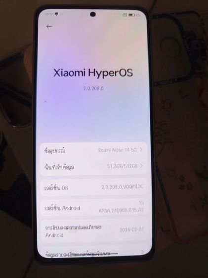 Redmi Note14 5Gแรม12รอม 512GBสภาพน้องมือ1 รูปที่ 2