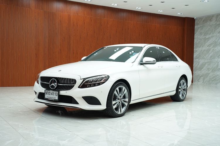 Mercedes-Benz C-Class 2020 C220 Sedan ดีเซล เกียร์อัตโนมัติ ขาว รูปที่ 4