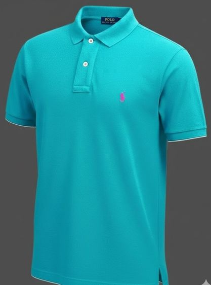 Polo Ralph Lauren Iconic Cotton Mesh Polo Shirt  รูปที่ 5