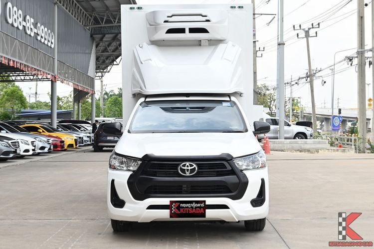 Toyota Hilux Revo 2021 2.4 Entry Pickup ดีเซล ไม่ติดแก๊ส เกียร์อัตโนมัติ ขาว รูปที่ 2