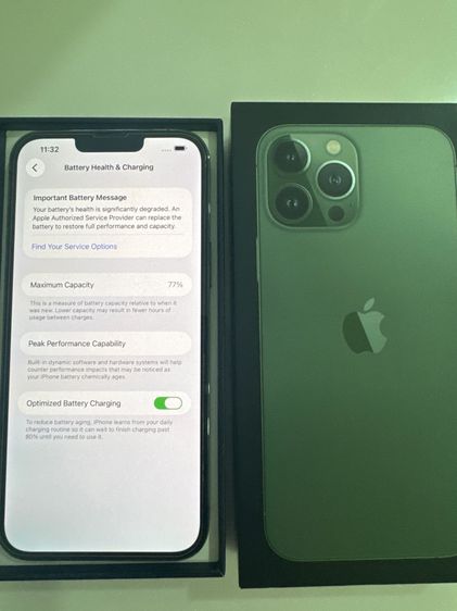 iPhone 13Pro Max 256GB สีเขียว รูปที่ 3