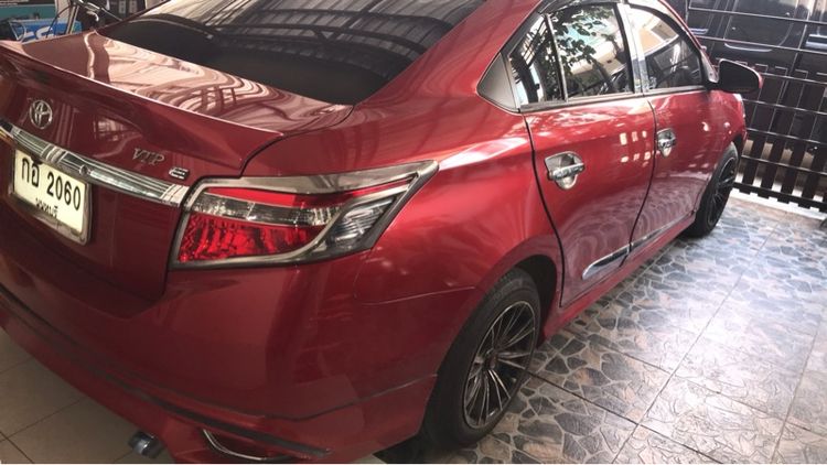 Toyota Vios 2014 1.5 E Sedan เบนซิน ไม่ติดแก๊ส เกียร์อัตโนมัติ แดง รูปที่ 2