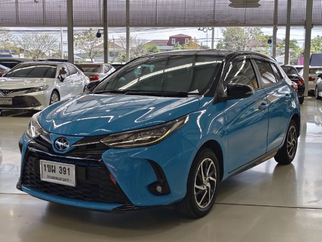 Toyota Yaris 2020 1.2 Sport Premium Sedan เบนซิน ไม่ติดแก๊ส เกียร์อัตโนมัติ ฟ้า รูปที่ 3