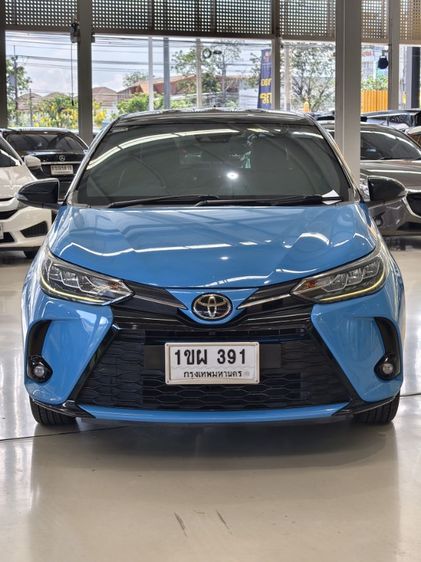 Toyota Yaris 2020 1.2 Sport Premium Sedan เบนซิน ไม่ติดแก๊ส เกียร์อัตโนมัติ ฟ้า รูปที่ 2