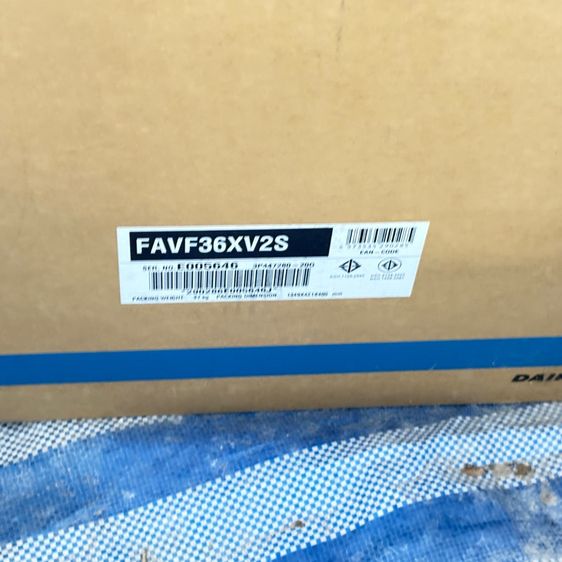 แอร์ใหม่ Daikin FAVF36XV2S 36,000 BTU รูปที่ 2