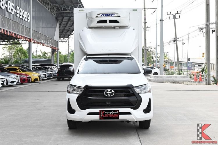 Toyota Hilux Revo 2021 2.4 Entry Pickup ดีเซล ไม่ติดแก๊ส เกียร์ธรรมดา ขาว รูปที่ 2