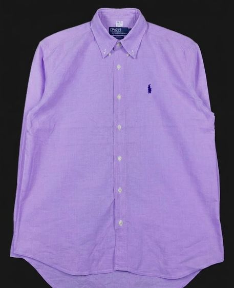 Polo Oxford Iconic Cotton Mesh Long Sleeve Shirt Regular Fit