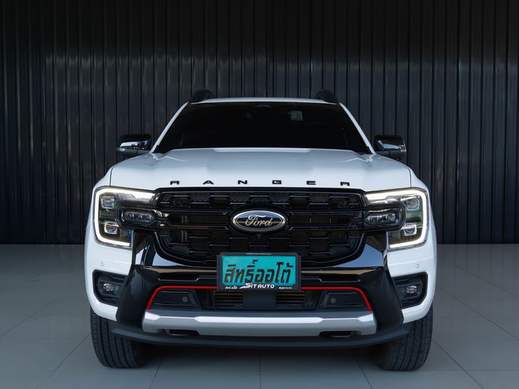 Ford Ranger 2024 2.0 Bi-Turbo Hi-Rider Storntrak Pickup ดีเซล ไม่ติดแก๊ส เกียร์อัตโนมัติ ขาว รูปที่ 2