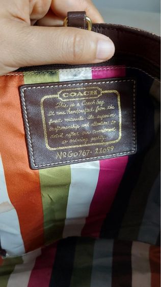 กระเป๋าถือ Coach ของแท้ รูปที่ 8