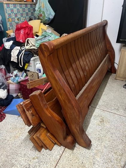 เตียงไม้ ขนาด 5 ฟุต รูปที่ 2