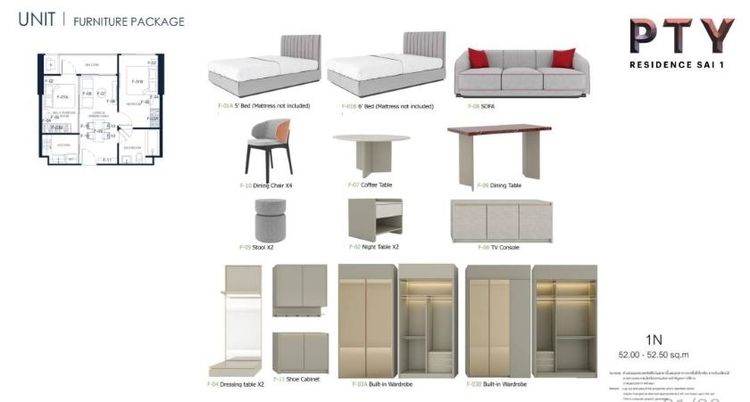 ตกแต่งครบ CM04401 ขายดาวน์ คอนโด พีทีวาย เรสซิเดนซ์ สาย 1 PTY Residence Sai 1 คอนโดมิเนียม ถ.เลียบชายหาด พัทยาสาย 1  รูปที่ 3