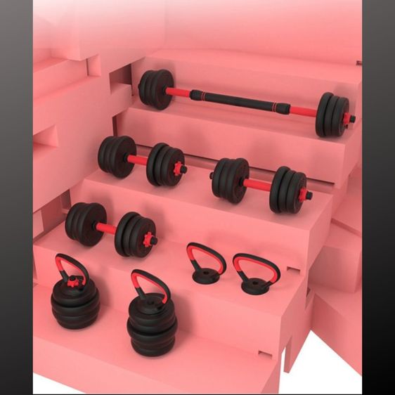 🔥มือ 1 - ดัมเบลอเนกประสงค์ ปรับน้ำหนักได้ บาร์เบล ลูกตุ้มยกน้ำหนัก วิดพื้น All in one dumbbell set🔴🔴🔴 รูปที่ 4