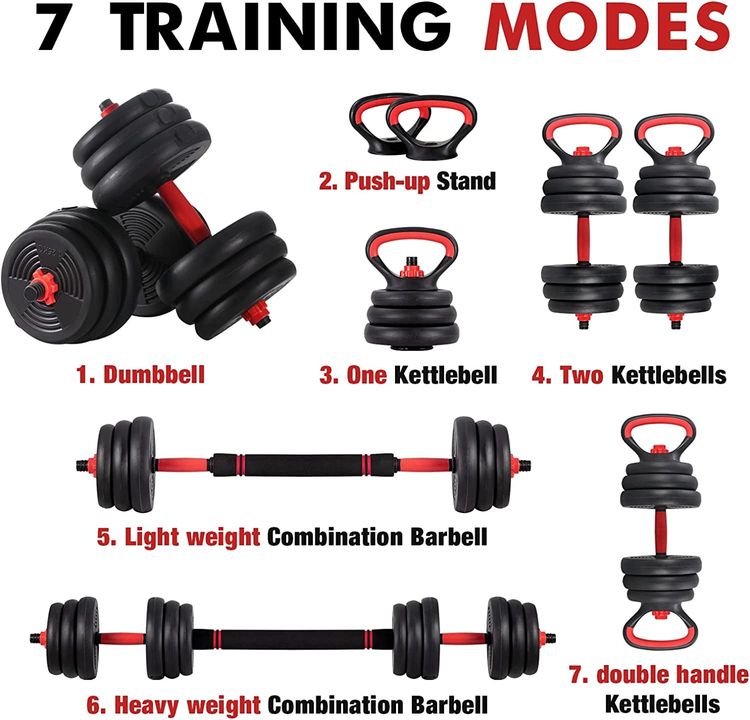 🔥มือ 1 - ดัมเบลอเนกประสงค์ ปรับน้ำหนักได้ บาร์เบล ลูกตุ้มยกน้ำหนัก วิดพื้น All in one dumbbell set🔴🔴🔴 รูปที่ 3