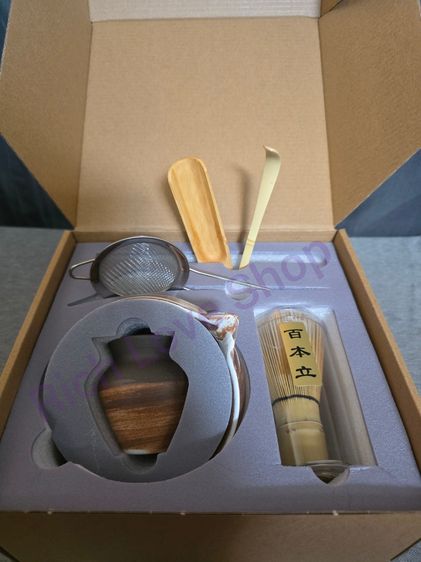 อุปกรณ์ทำเครื่องดื่ม ขายอุปกรณ์ชงชามัทฉะ ชุด 6 ชิ้น