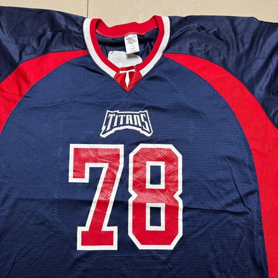 เสื้อ​กีฬา​ Titans 78 player made in USA Size 3XL รูปที่ 3