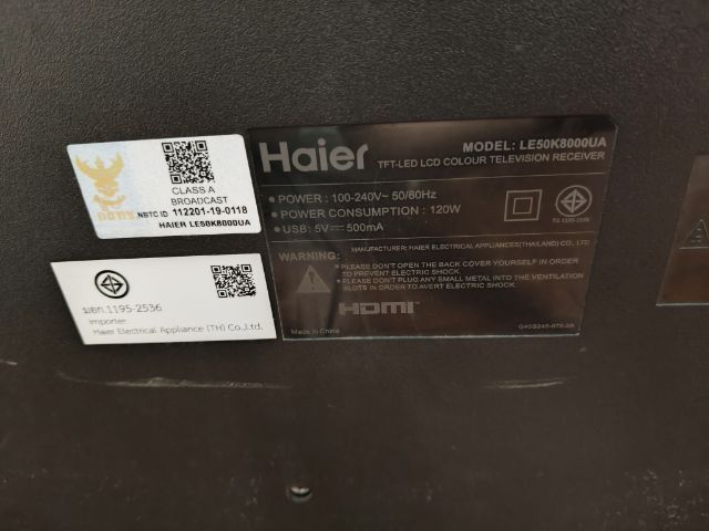 ขายทีวีจอเสีย Haier 50 นิ้ว android smart tv เสียงดี ขอคนรับเอง รูปที่ 11
