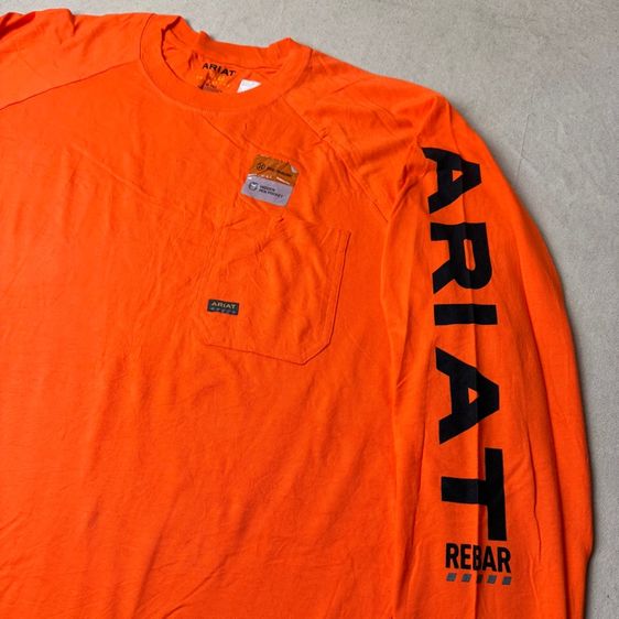 เสื้อยืดแขนยาว Ariat Rebar ใหม่มือหนึ่ง​ Size XL  รูปที่ 3
