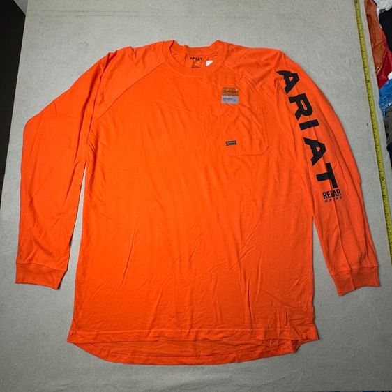 เสื้อยืดแขนยาว Ariat Rebar ใหม่มือหนึ่ง​ Size XL  รูปที่ 4