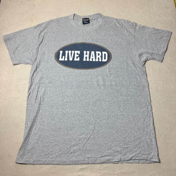 เสื้อยืด Vintage​ 90s Live Hard made in USA Size F  รูปที่ 2