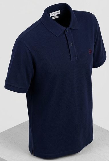 CD Christian  Dior  Icon Polo Shirt Cotton Piqué Made in Paris France รูปที่ 5