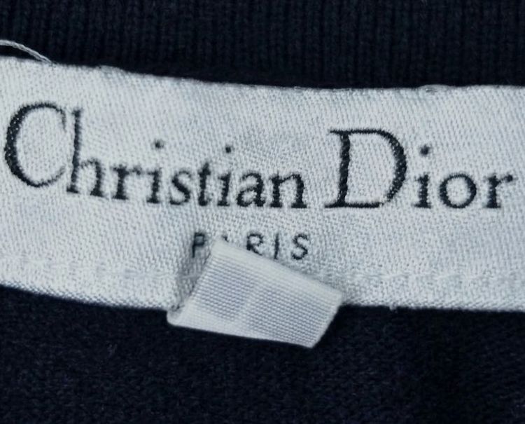 CD Christian  Dior  Icon Polo Shirt Cotton Piqué Made in Paris France รูปที่ 2