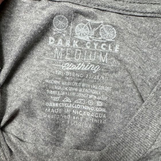 เสื้อยืด Dark Cycle Clothing ผ้า Rayon Size M รูปที่ 4