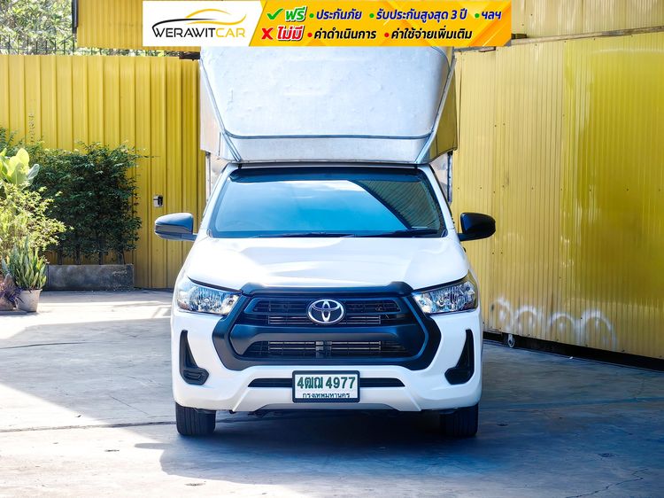 Toyota Hilux Revo 2020 2.4 Entry Pickup ดีเซล ไม่ติดแก๊ส เกียร์ธรรมดา ขาว รูปที่ 2
