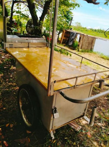 รถเข็นขายของ พร้อมเตาย่างแก๊สอินฟาเรด รูปที่ 3