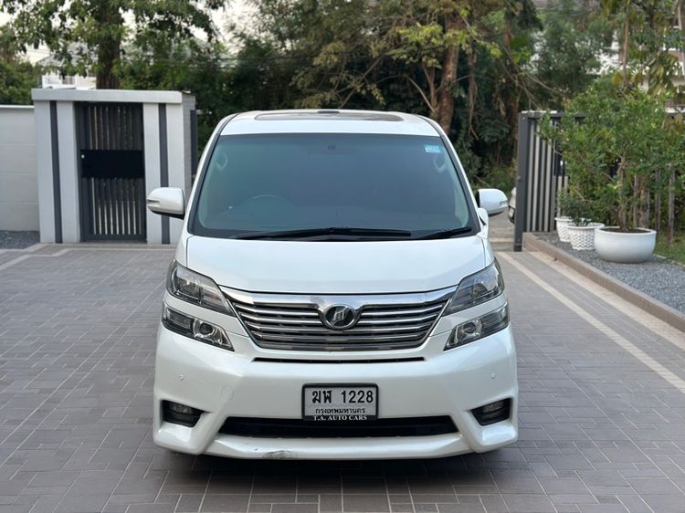 Toyota Vellfire 2012 2.4 Z Van เบนซิน ไม่ติดแก๊ส เกียร์อัตโนมัติ ขาว รูปที่ 2