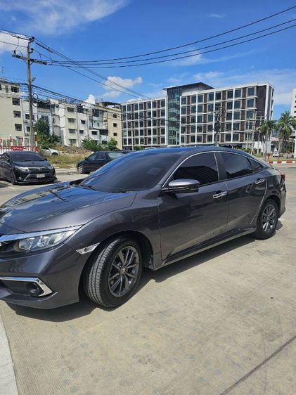 Honda Civic 2020 1.8 EL i-VTEC เบนซิน เกียร์อัตโนมัติ เทา รูปที่ 3