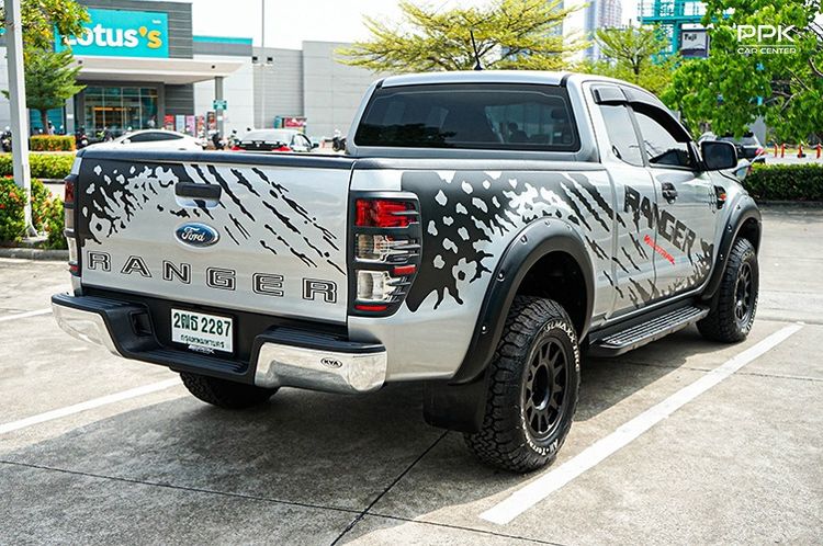 Ford Ranger 2018 2.2 Hi-Rider XL Plus Pickup ดีเซล ไม่ติดแก๊ส เกียร์ธรรมดา เทา รูปที่ 4