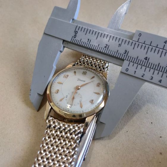 นาฬิกา วินเทจ ตัวเรือน 9CT 9K 375 แบรนด์ Timor swiss made ยุคปี 1960-1970 รูปที่ 16